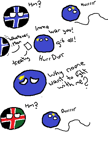 Actual description of the events who lead to the war